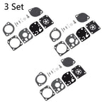 Set of 3 Carburetor Diaphragm Kit for Stihl BR500 BR550 BR600 (RB-134)
