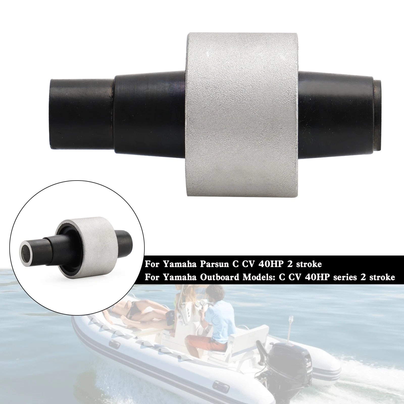 Mount Damper Lower 679-44514-00-94 for Yamaha Parsun Outboard 40HP (40)