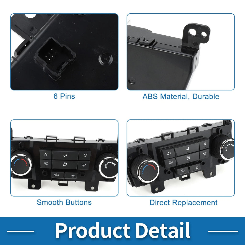A/C Heater Climate Control Panel No. 95017054 for Chevrolet Cruze (2011–2012)