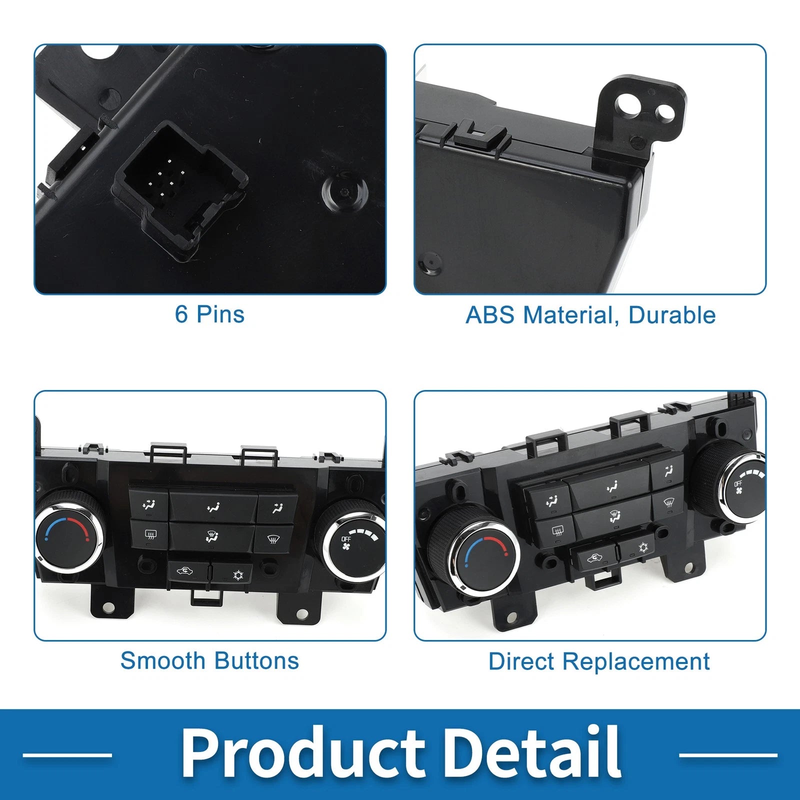 A/C Heater Climate Control Panel No. 95017054 for Chevrolet Cruze (2011–2012)