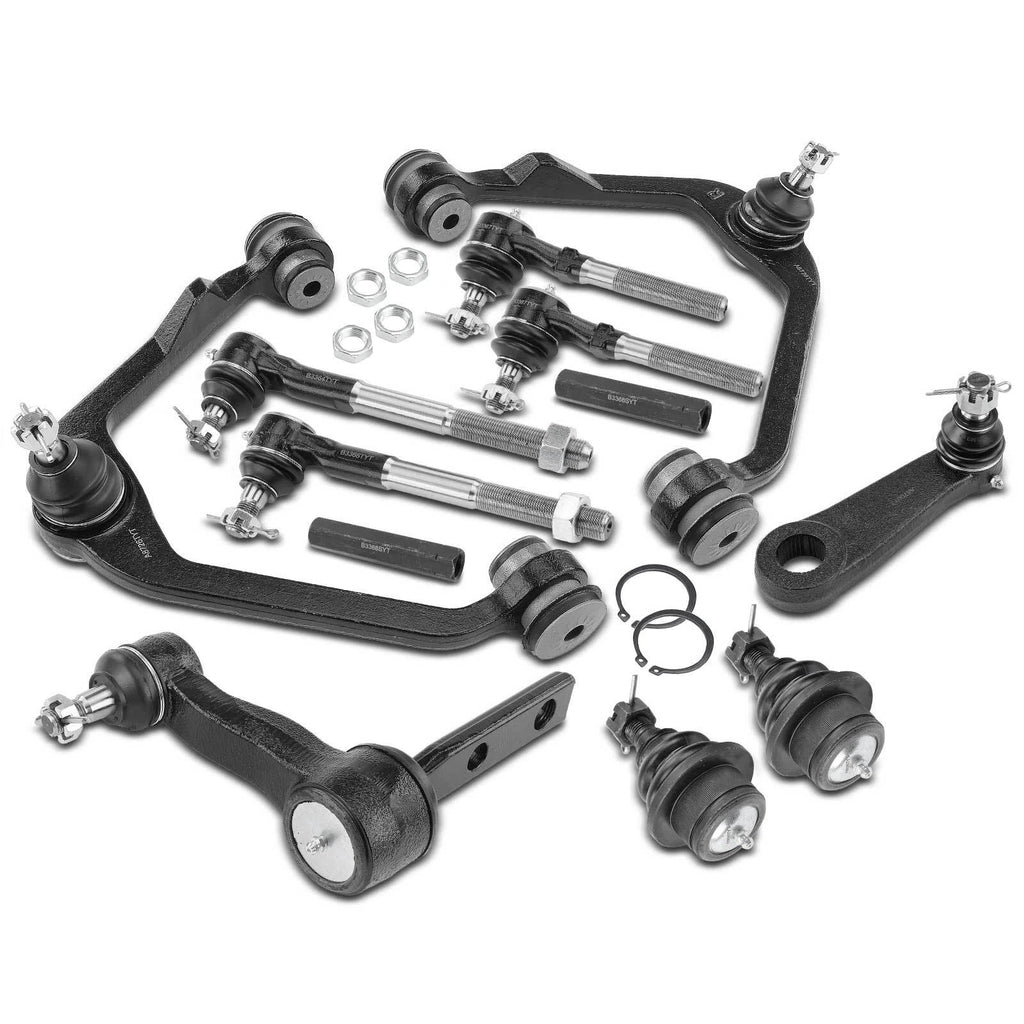 Set of 12 Front Control Arm Ball Joints Tie Rod Ends for Ford F-150 (1997–2003)