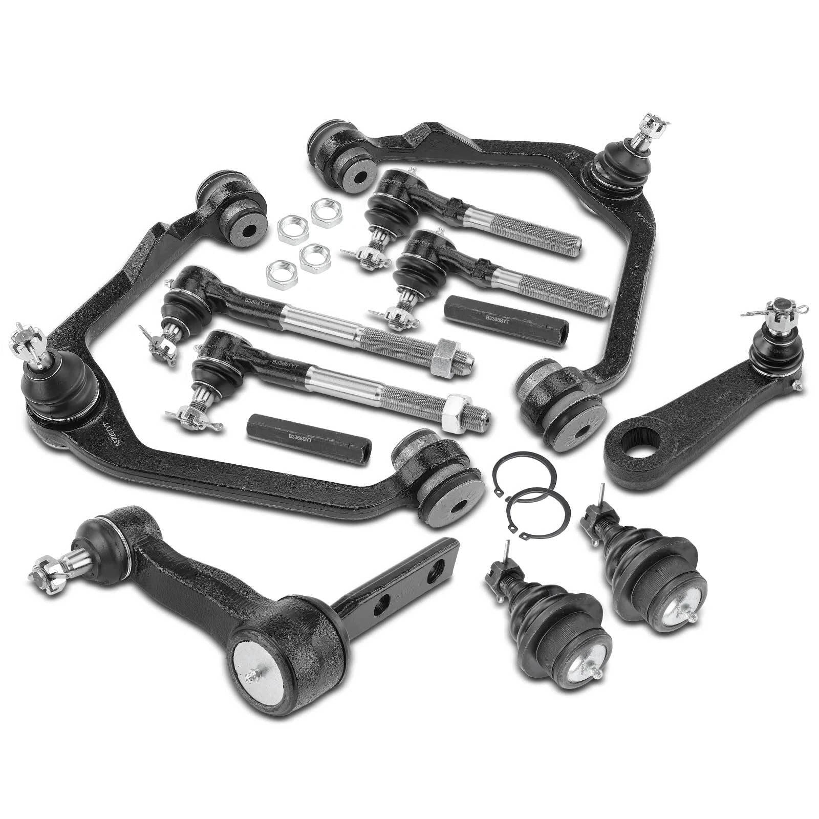 Set of 12 Front Control Arm Ball Joints Tie Rod Ends for Ford F-150 (1997–2003)