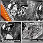 Chrome Housing Amber Corner Headlight for Nissan Kicks (2018–2020)