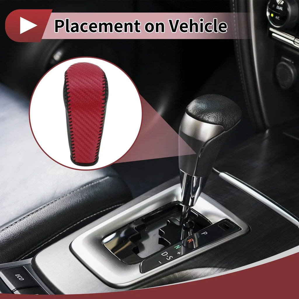Shift Knob Cover for BMW 3 Series E90 Black Leather (2004-2012)