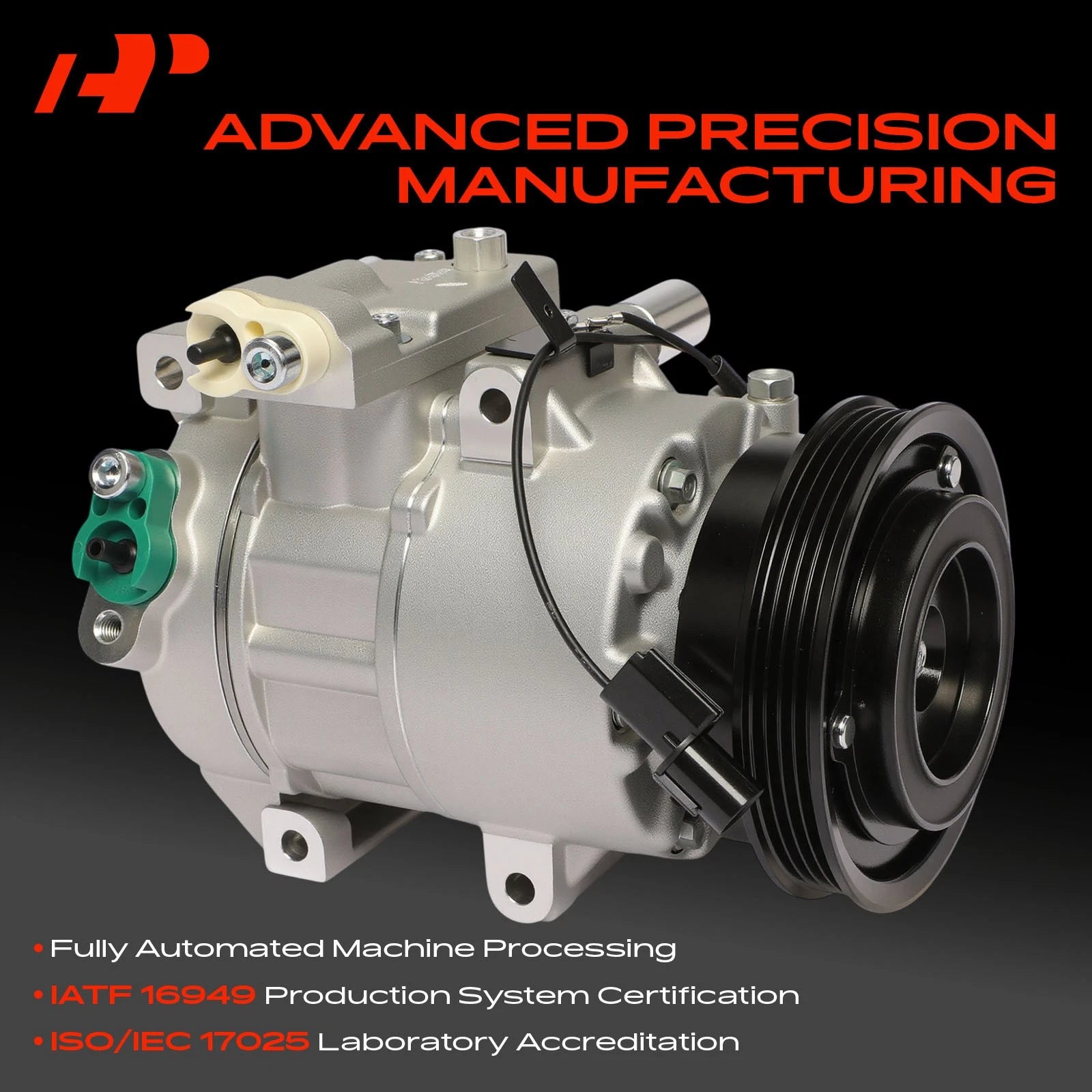 A/C Compressor with Clutch for Kia Spectra/Spectra5 (2007-2009)