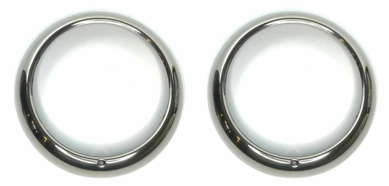Headlight Trim Ring Bezels Set for 1948-1955 Ford F-100 Pickup Trucks
