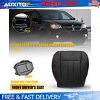 Set of 1 Left Front Bottom Leather Seat Cover for Dodge Grand Caravan (1-5) Black Red