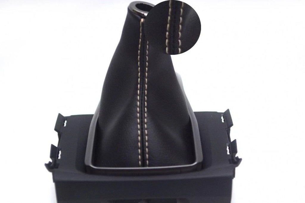Manual Shift Boot Cover for Honda Civic (2016–2020) Beige Stitch