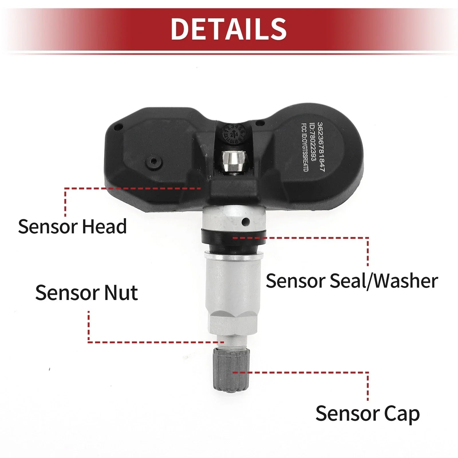 Tire Pressure Sensor for Mini Cooper Countryman (2011 - 2013) 433MHz