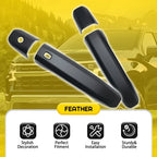 Set of 4 Matte Black Door Handle Covers for GMC Sierra 1500 (2019–2025)