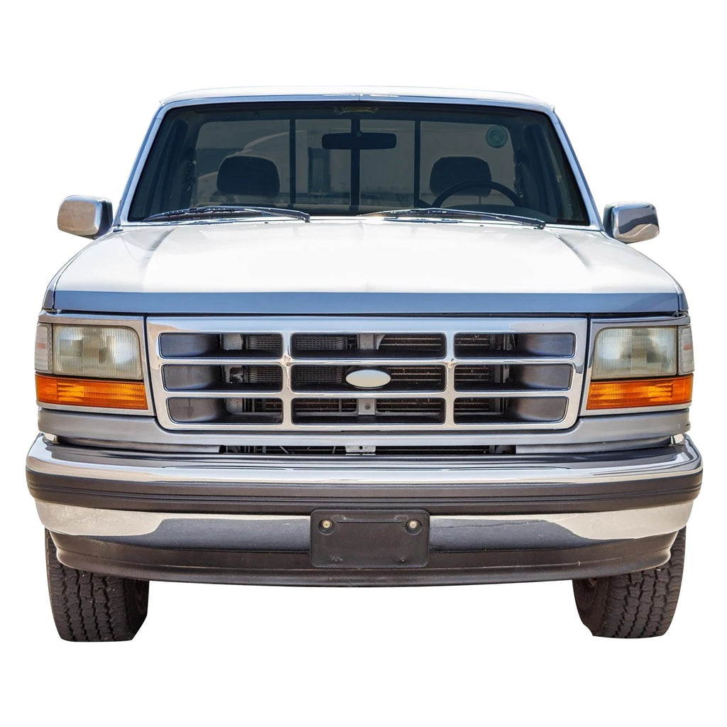 Front Bumper Grille for Ford Bronco F150 (1992–1997) Painted Gray Factory Style