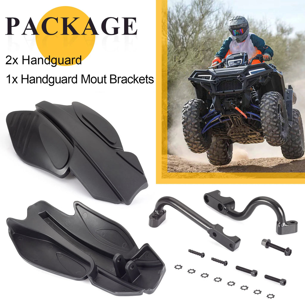 Hand/Wind Guard Bracket Mount Kit for Polaris Sportsman 570 800 850 1000