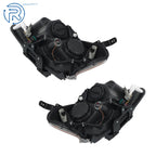 Set of 2 Headlights for Nissan Sentra (2013–2015) Halogen with LED DRL Chrome