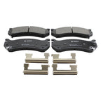 Set of 4 Bosch QuietCast Ceramic Slotted Brake Pads for Cadillac Chevrolet GMC Hummer