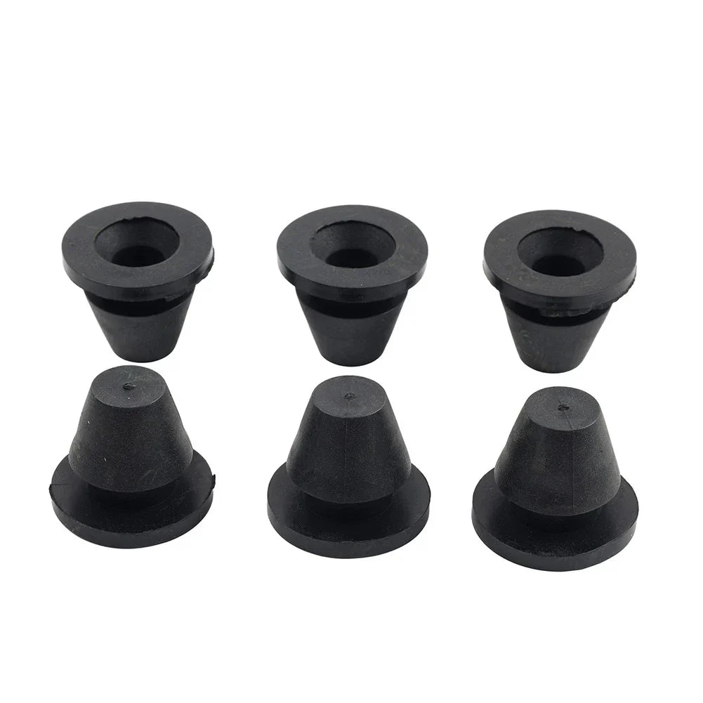 6 x Rubber Side Cover Grommets for Harley Touring Road Electra Glide (2008-2024)