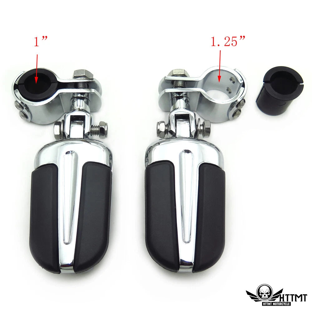 Highway Slipstream Foot Peg Mount Clamp for Harley Sportster 883 1340 (1" 1 1/4")