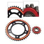 Set of 2 Rubber Cushioned Sprockets for Honda CBR650R CBR650F (2019–2023)