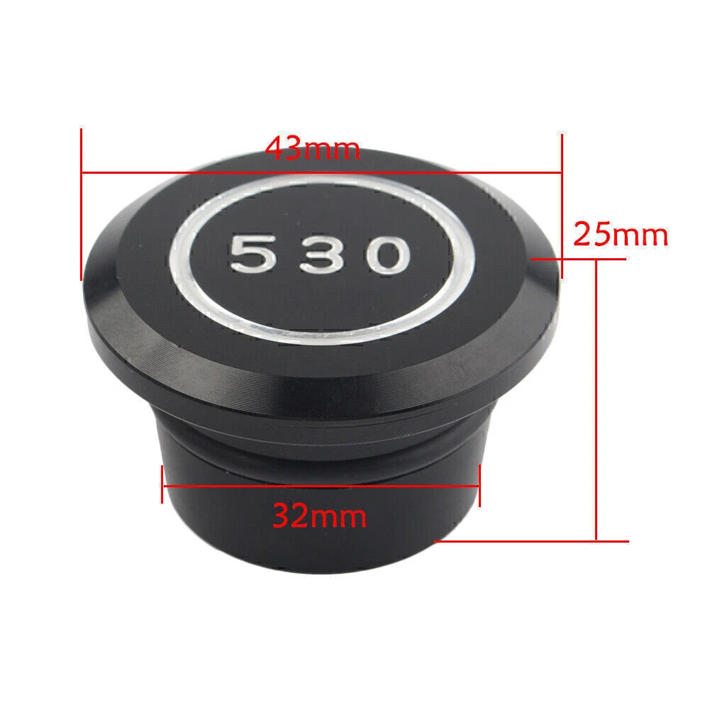 CNC Frame Hole Cap Cover Plug for Yamaha T-Max 530 (2005–2016) Black