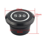 CNC Frame Hole Cap Cover Plug for Yamaha T-Max 530 (2005–2016) Black