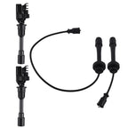 Ignition Coil + Wires Pack for 2001-2003 Mazda Protege L4 2.0L ZZY118100 UF407