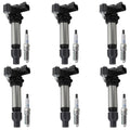 Set of 6 Denso Ignition Coils & NGK Iridium Spark Plugs for Acadia Aura Enclave (2007–2017)