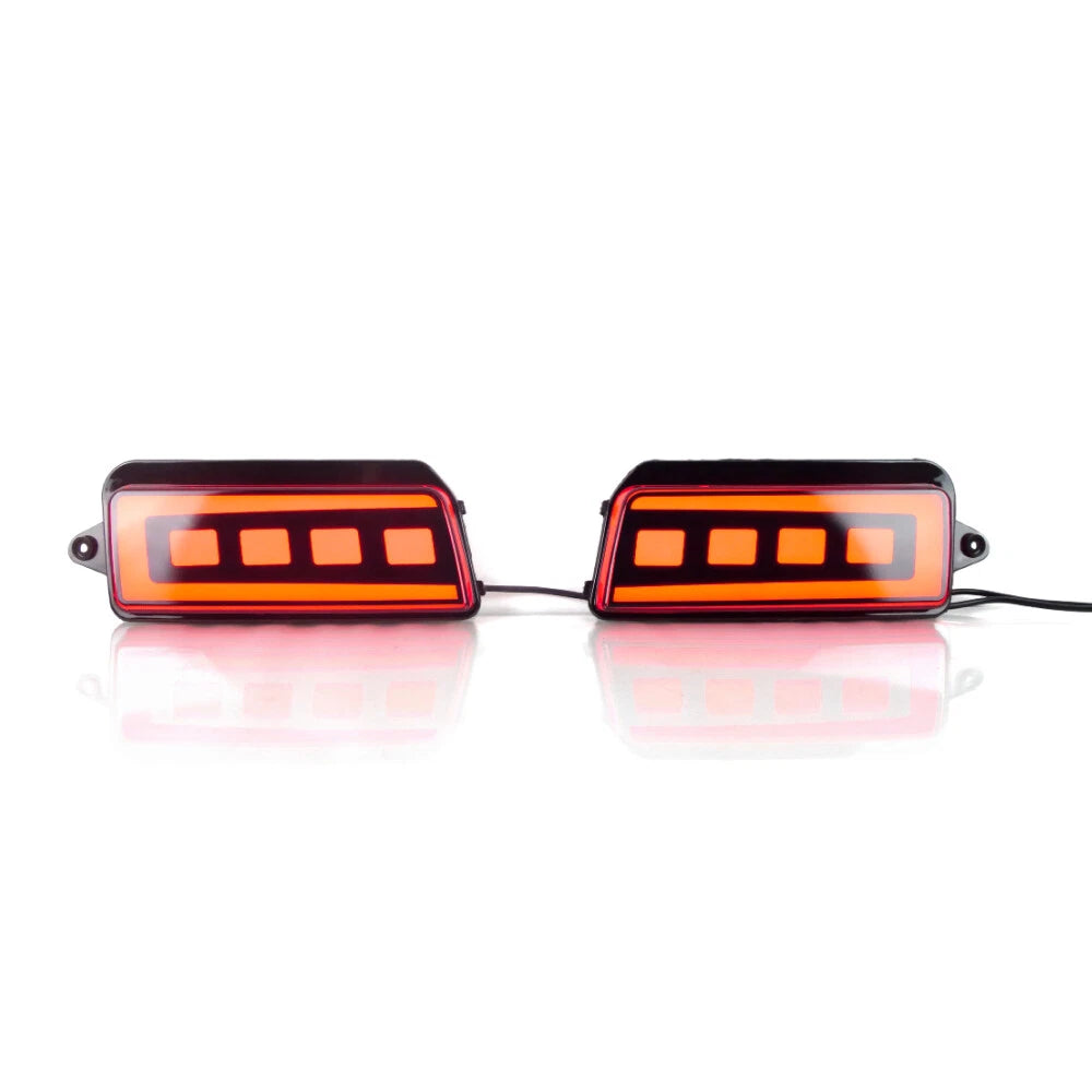 LED Smoked Rear Bumper Reflector Light for Jeep Grand Cherokee WK (2005–2010)