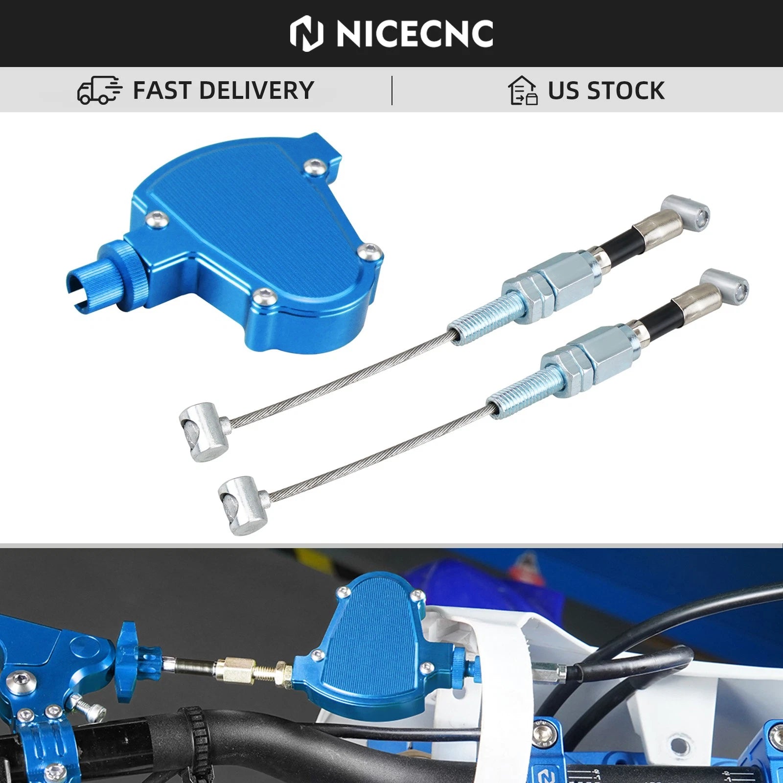 CNC Stunt Clutch Easy Pull Cable System for Yamaha YZ80 YZ85 YZ125 YZ250 YZ250F