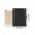 RFID Blocking Leather Wallet for Men (Trifold Credit Card Holder)