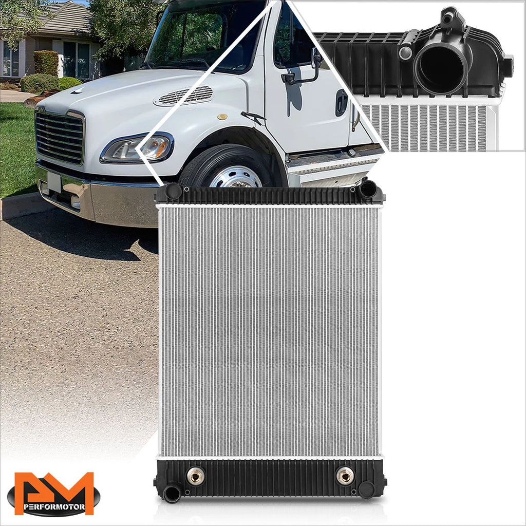 2-Row Cooling Radiator for Freightliner Business Class M2/M2 106/M2 100/B2 (2003–2011)