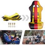2X 4 Point Buckle Seat Belt Harness for Racing Car UTV ATV Go-Kart
