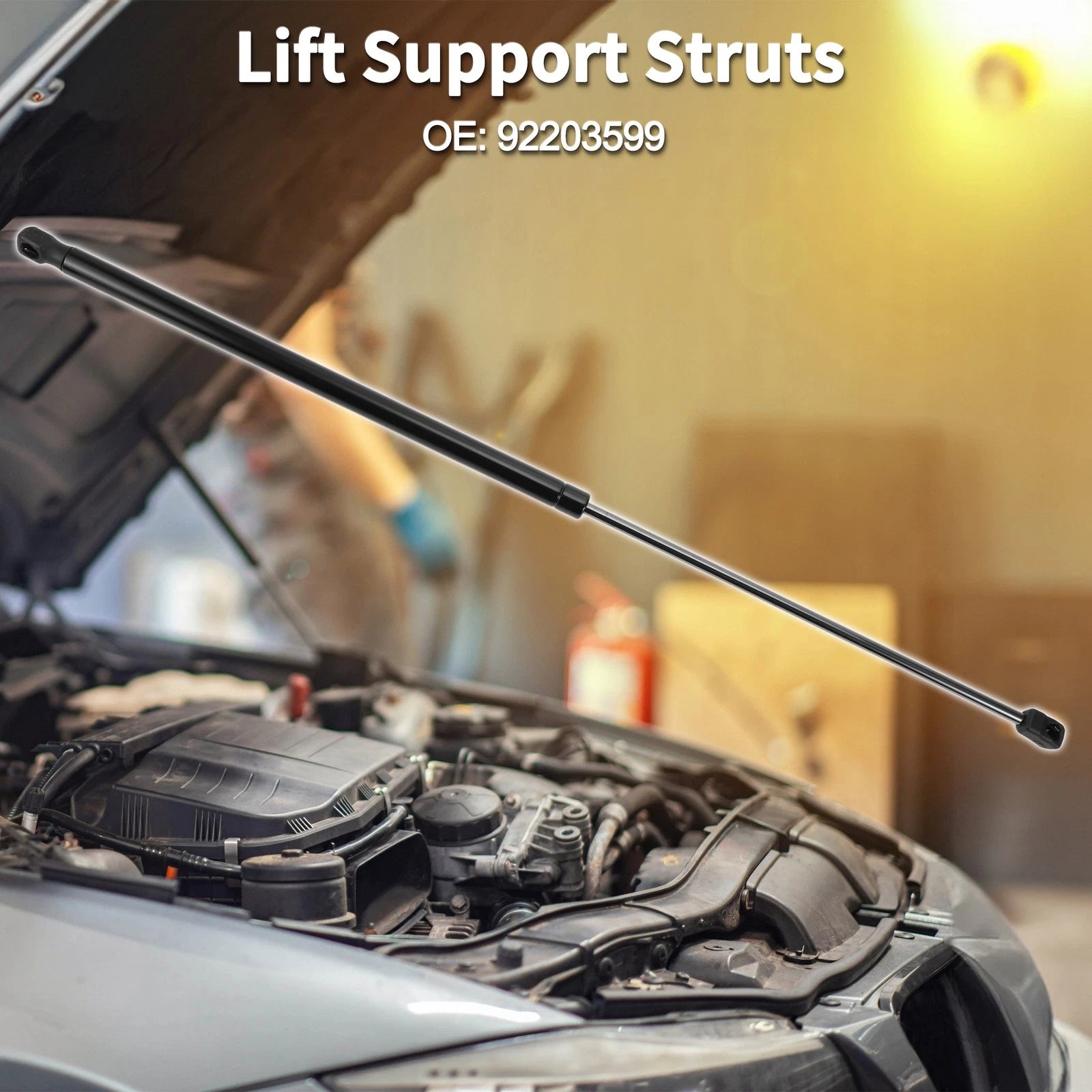 2X Front Hood Lift Supports Struts No. 92203599 for Chevy Camaro Coupe (2010–2015)
