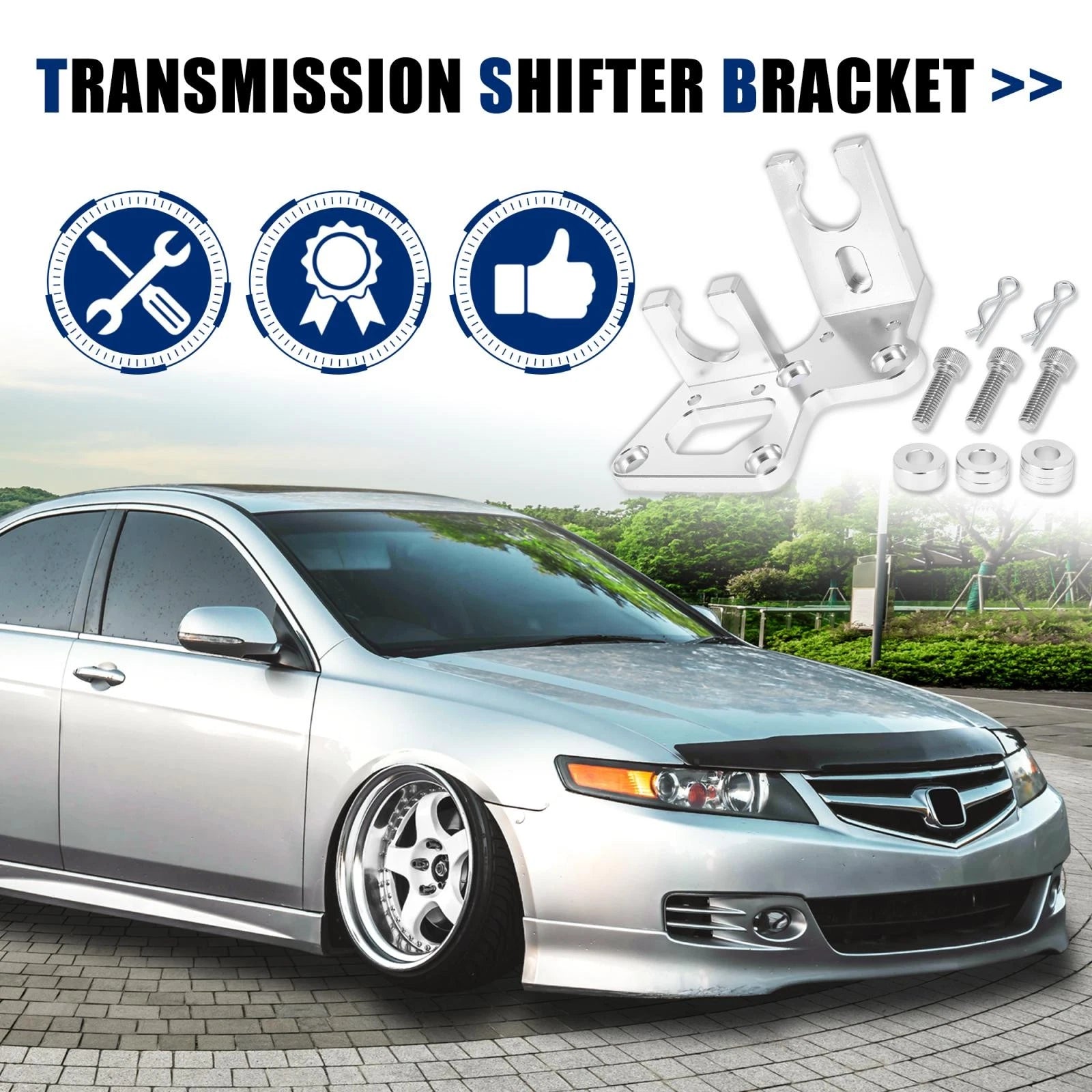 Transmission Shifter Bracket Set for Acura RSX, Honda Civic (2002–2006)