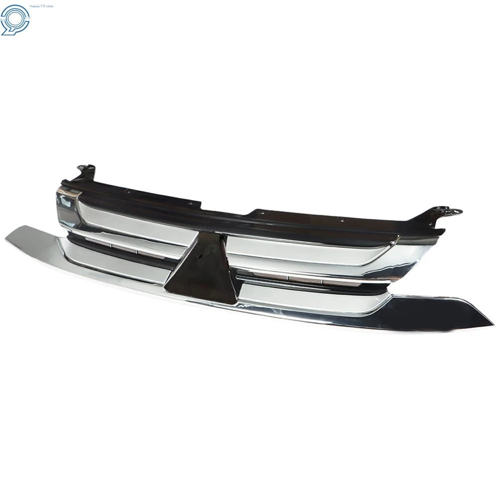 Front Bumper Upper Grille for Mitsubishi Outlander (2016-2018) Chrome/Black