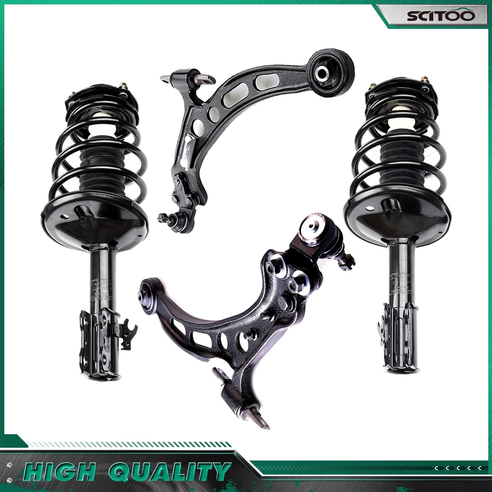 Front Complete Strut Lower Control Arm Kit for Toyota Camry Avalon (1995–1996)