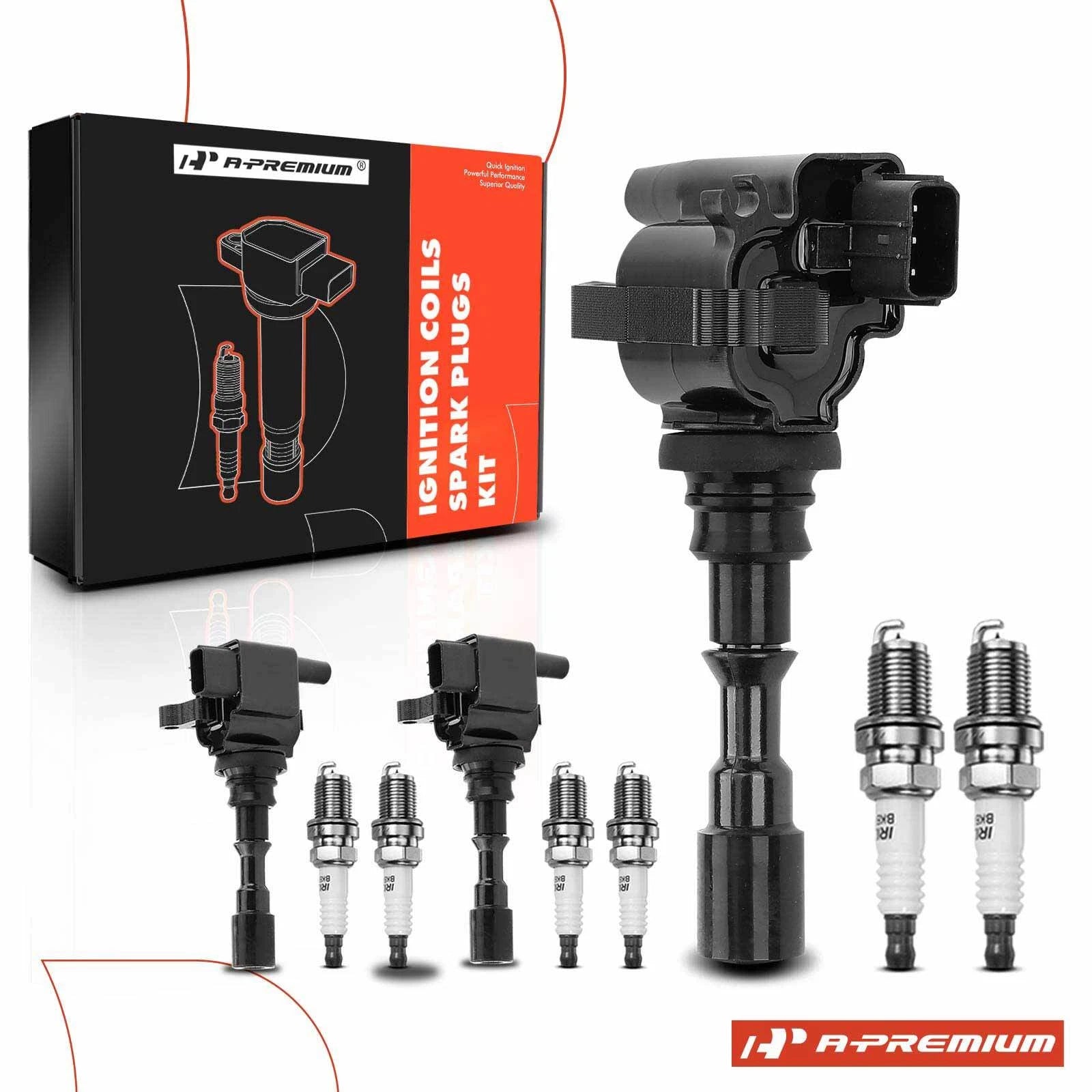 3X Ignition Coil & 6X Iridium Spark Plug for Kia Sedona (2002–2005)