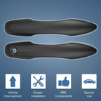 Set of 4 Door Handle Covers for Toyota Camry (without Smart Key Holes) Matte Black