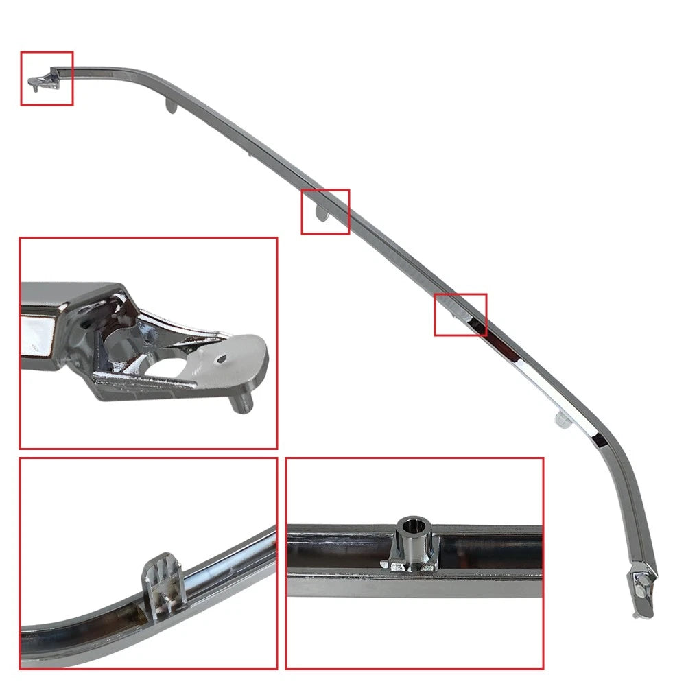 Center Grille Trim for Toyota Yaris, Scion iA (2016–2020) Chrome TO1044115