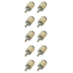 Fuel Filter Set of 10 for Lawn Mower Chainsaw Outdoor Tools