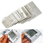 27X Reballing Rework Net Stencil Solder Template Kit for Automotive