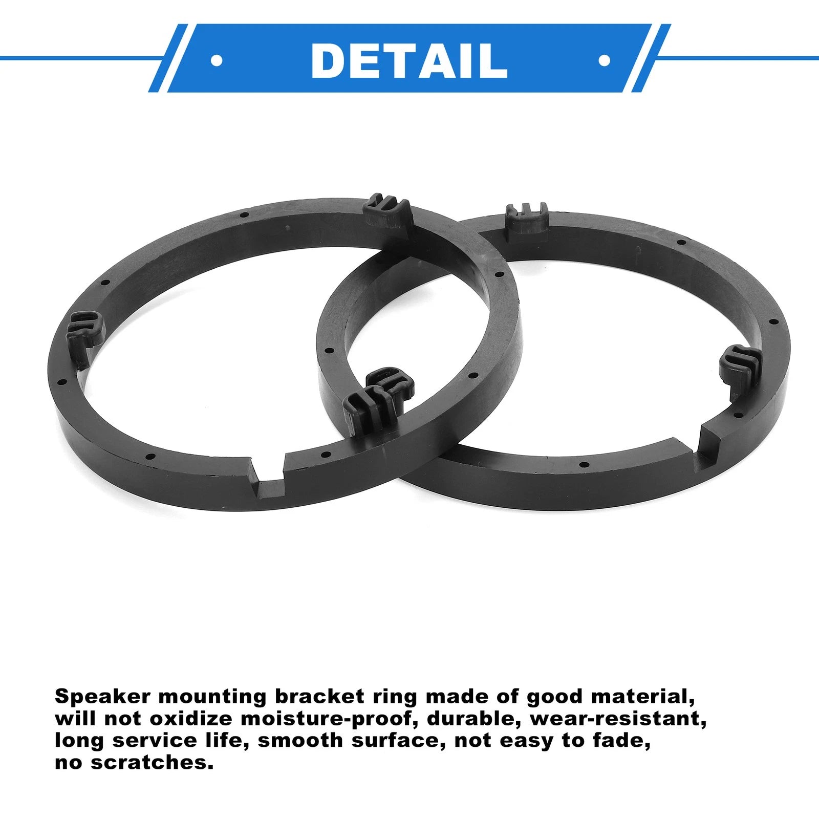 Set of 2 Speaker Spacer Rings for Mitsubishi Lancer (6.5")