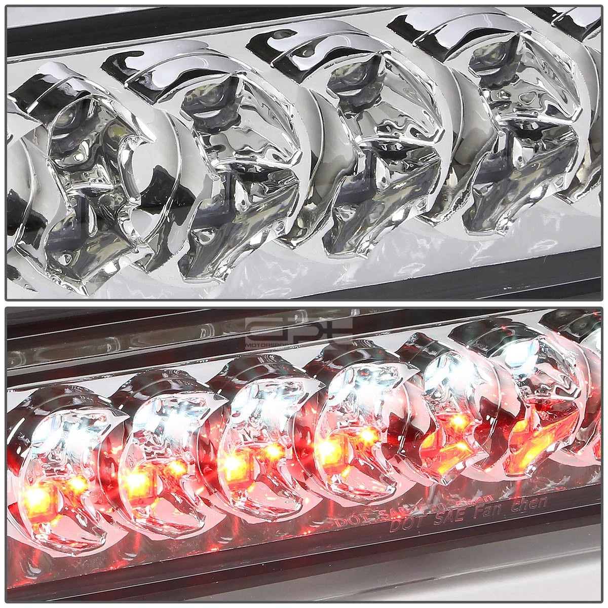 LED Third Tail Brake Light Cargo Lamp Chrome for Ram 1500 2500 (2002–2009)