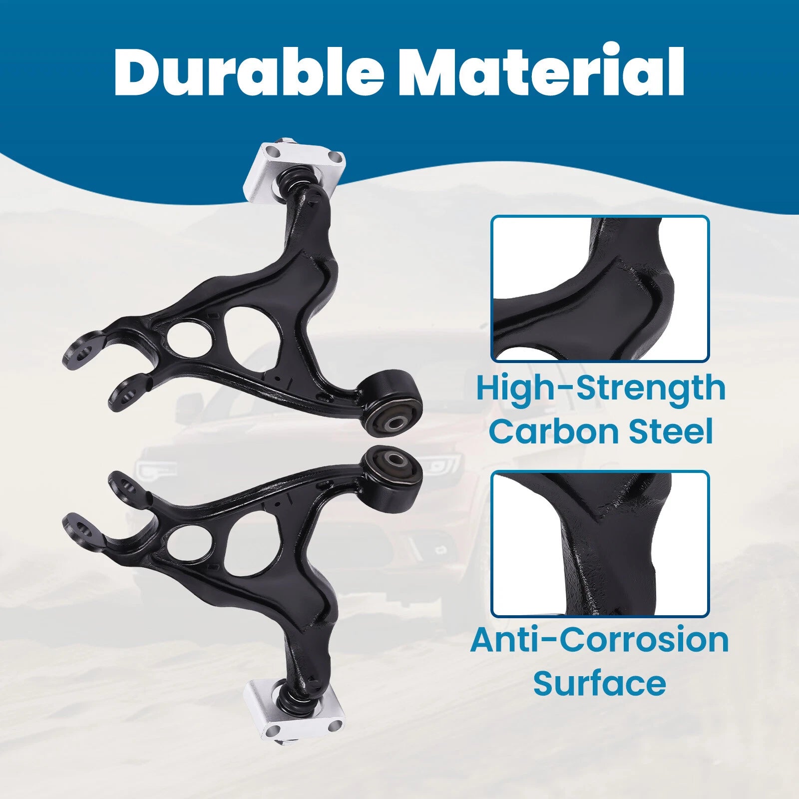 Set of 4 Rear Upper Control Arms for Ford Flex (2011-2019)