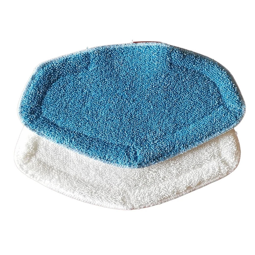 Microfiber Mop Cloths for Hoover Dual Steam Mop (Blue & White)