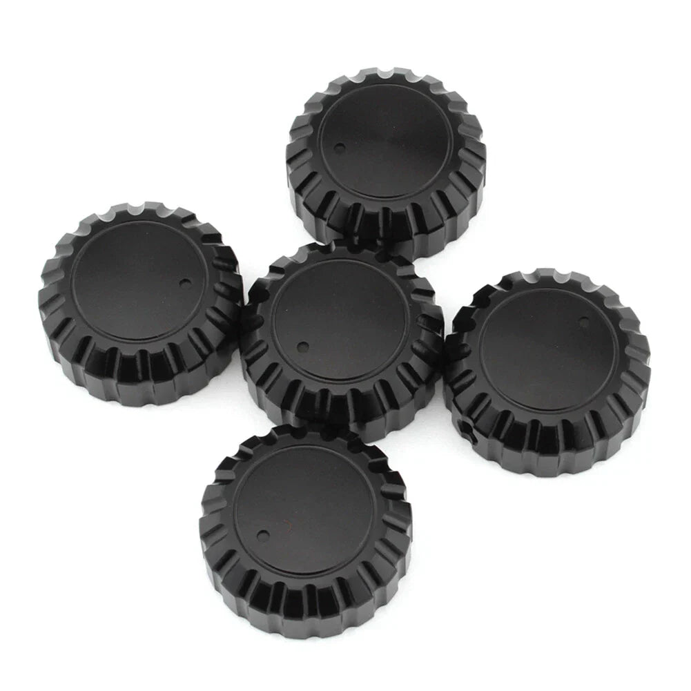 5Pcs Black Aluminum Radio Knobs for Honda GL1500 Goldwing (1988-2000)