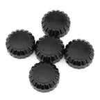 5Pcs Black Aluminum Radio Knobs for Honda GL1500 Goldwing (1988-2000)