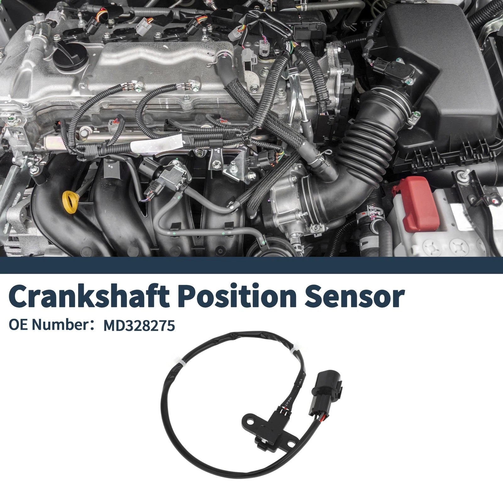 Crankshaft Position Sensor for Mitsubishi Montero Sport (1997–1999) No.MD328275