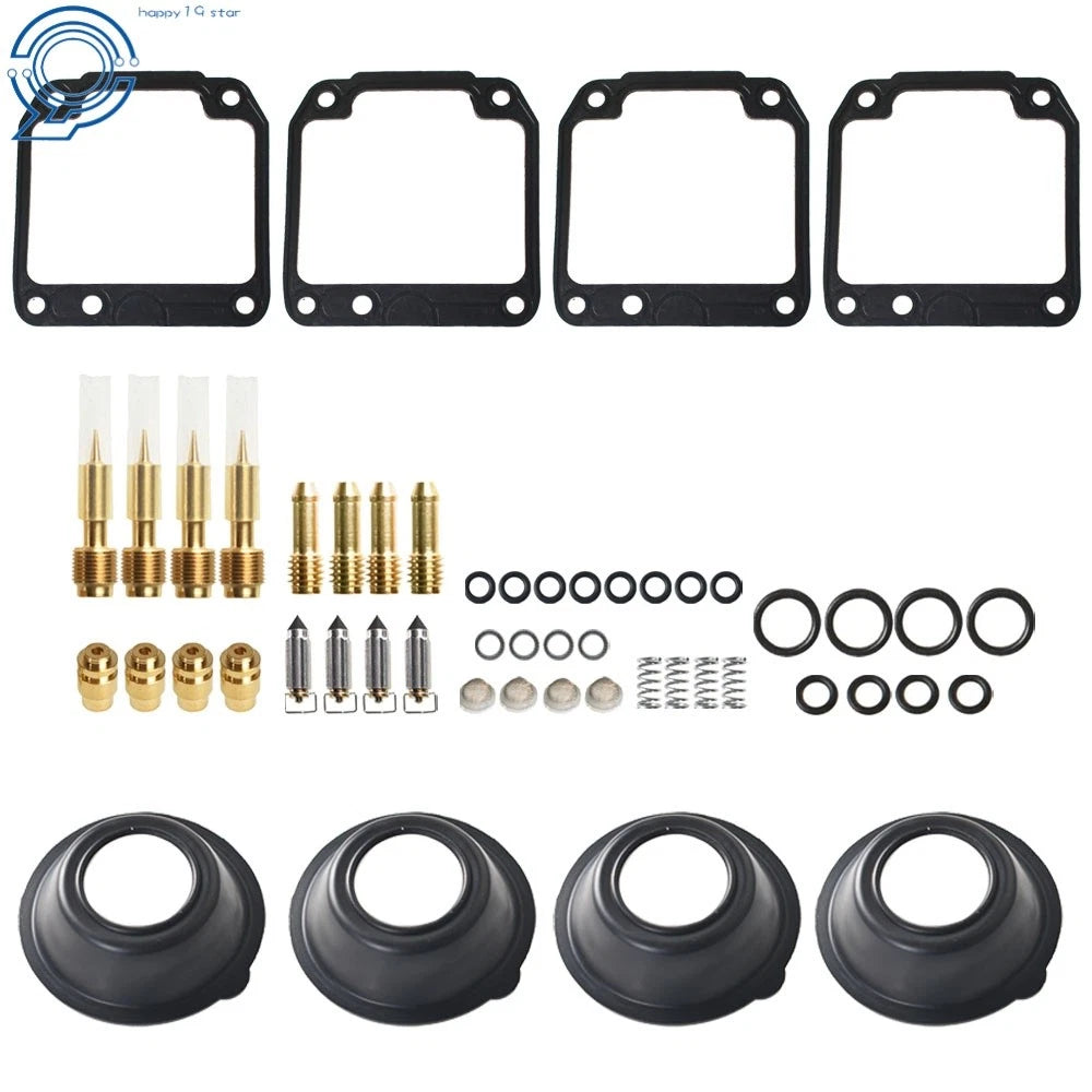 Set of 4 Carburetor Repair Kits for Honda VF500C V30 VF500F (1984–1985)