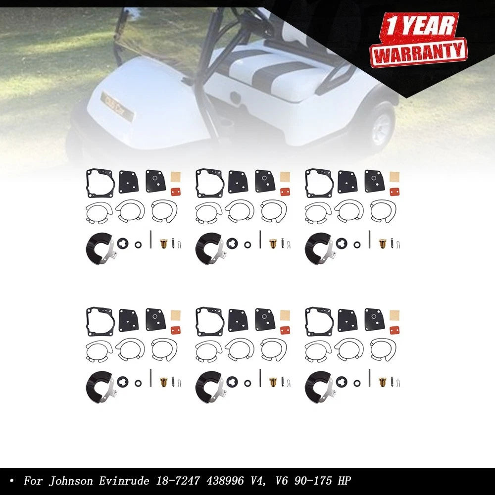 Carburetor Kits 6X for Johnson Evinrude 90-175HP V4 V6 (1990–2000)