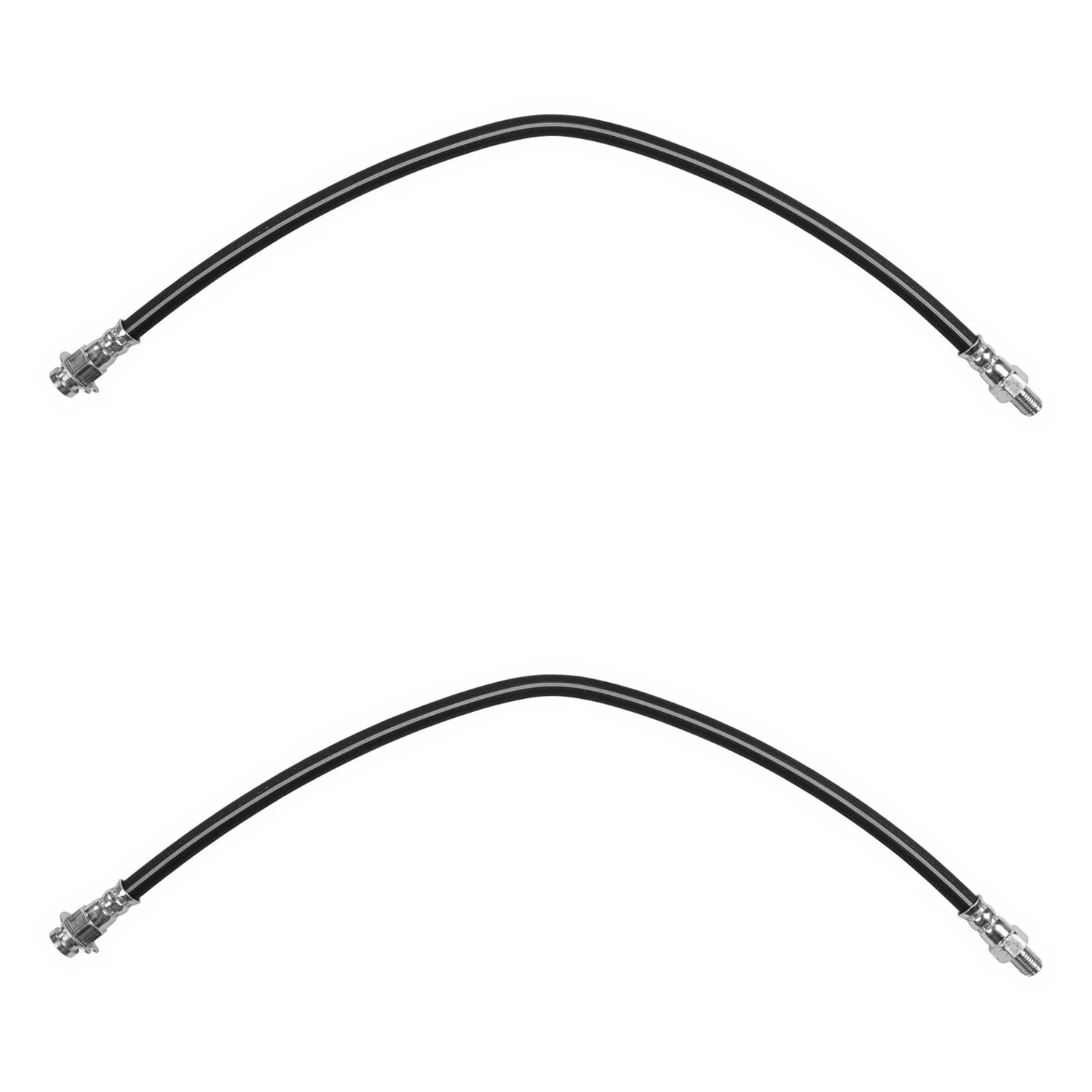 Set of 2 Rear Brake Hydraulic Hoses for GMC P1000 PB1000 (1966)