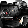 Leather Car Seat Covers Full Set for Toyota (5-Seats)